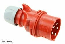 PCE Ipari dugvilla lengő 3P+N+E fázisfordító 32A 400V(50+60Hz) piros IP44 műanyag csavaros Shark PCE - 7025-6 (7025-6)