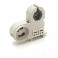 GE Lighting Fénycsőfoglalat gyújtófoglalattal T8 G13 falonkívüli műanyag fehér csavaros FC7-21 GE Lighting (FC7-21)