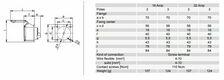 PCE Ipari dugalj beépíthető 2P 16A 20-25V(50+60Hz) ibolya egyenes IP44 műanyag csavaros PCE - 362 (362)