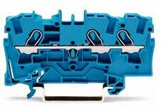 WAGO Átmenő sorkapocs TS35 1-szintes 32A 0.75-2.5mm2 kék rugószorításos rugószorításos WAGO - 2004-1304 (2004-1304)