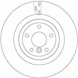 TRW Disc frana TRW SINGLE DF6969S (DF6969S)