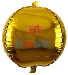 Balloons4party Balon folie Glob Sfera orbz auriu 55 25 cm - articole-petreceri - 44,99 RON