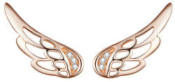 BeSpecial Cercei argint aripi de inger placati cu aur roz (EST0127)