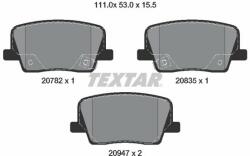 TEXTAR set placute frana, frana disc TEXTAR Q+ 2078201 (2078201)