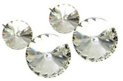 DIANA ÓRIÁS DUPLA DIANA kapcsos fülbevaló - 30 mm (crystal fehér) (2023011401)