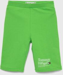 Tommy Hilfiger gyerek rövidnadrág Zöld, sima - zöld 164