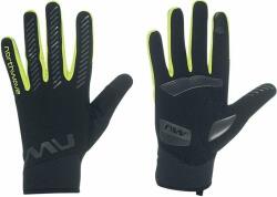 Northwave Active Gel Glove Black/Yellow Fluo M Kesztyű kerékpározáshoz