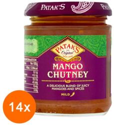 Patak's Set 14 x Sos Indian Mango Chutney Patak's, 340 g
