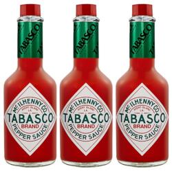 Tabasco Set 3 x Sos Ardei Rosu, Tabasco, 350 ml