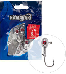 Kamasaki red shot jig fej 8g 1/0 4db/csomag (59045-008)