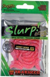 TRABUCCO slurp bait honey worm pink glitter 30 db pink gumi méhlárva (182-00-250)