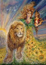 Grafika - Puzzle Josephine Wall: Leul Zodiac - 1 000 piese Puzzle