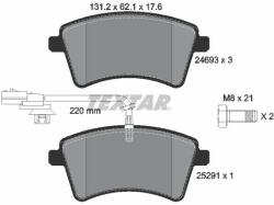 TEXTAR set placute frana, frana disc TEXTAR Q+ 2469306 (2469306)
