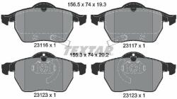TEXTAR set placute frana, frana disc TEXTAR Q+ 2311701 (2311701)