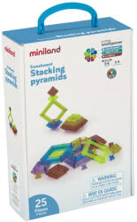 Miniland Joc de constructii cu piese translucide Piramide (ML32174)