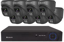 Securia Pro kamerarendszer NVR8CHV4S-B DOME smart, fekete Felvétel: 8 TB merevlemez