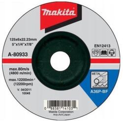 Makita A-80933 csiszolótárcsa acélhoz 125x6x22mm (A-80933)