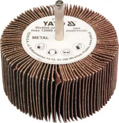 Yato Perie abrazivă circulară cu tijă 80 x 40 x 6 mm granulație 100 Yato YT-83384 (YT-83384)