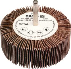 Yato Perie abrazivă circulară cu tijă 80 x 30 x 6 mm granulație 40 Yato YT-83371 (YT-83371)