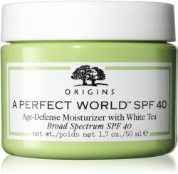 Origins A Perfect World SPF 40 Age-Defense Moisturizer With White Tea nappali hidratáló krém SPF 40 50 ml