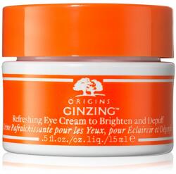 Origins GinZing Brightening Eye Cream bőrélénkítő szemkrém duzzanatok és sötét karikák ellen árnyalat Cool 15 ml
