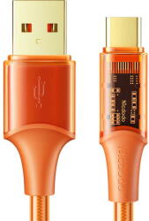 Mcdodo USB to USB-C cable, Mcdodo CA-2091, 6A, 1.2m (orange) (27661) - vexio