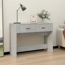 vidaXL Măsuță consolă, gri beton, 100x39x75 cm, lemn prelucrat (816780) Masa de cafea