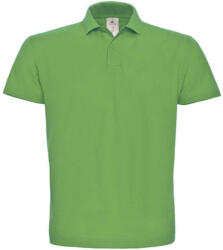 B and C Férfi galléros póló rövid ujjú B&C Piqué Polo Shirt - PUI10 - 3XL, Igazi zöld