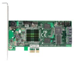 Areca RAID Kонтролер Areca ARC-1200, PCI-E x1 към SATA 3Gb/s, 2 портов, 128MB, поддържа RAID 0, 1, Single Disk and JBOD (ARC-1200)