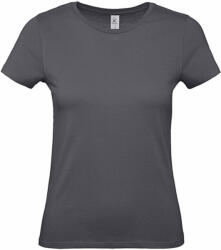 B and C Csomag akciós póló (minimum 3 db) Női rövid ujjú póló B&C #E150 /women T-Shirt -L, Sötétszürke