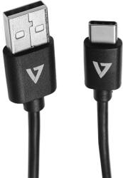 V7 Cablu de date V7 V7U2C-1M-BLK-1E, USB - USB-C, 1m, Black (V7U2C-1M-BLK-1E)