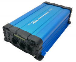 NEW ENERGY Tiszta szinuszos inverter 24V 3000W feszültségátalakító napelemes rendszerhez, nagy teljesítménnyel (INVERTER_24V_3000W_KEK)