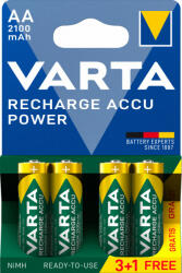 VARTA Elem akkumulátor AA 2100mAh 3+1 db Ready2use (56706101494) - akkumulatordepo