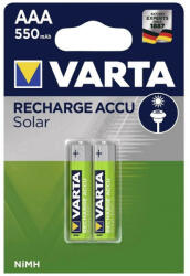 VARTA Elem akkumulátor AAA 550mAh 2db Solar Accu (5716101401)