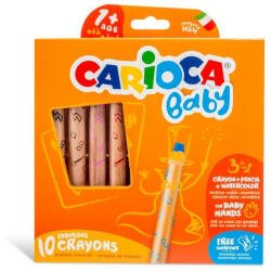 CARIOCA Creioane color 3: 1 Baby 1+ 10/set (42818)