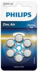 Vásárlás: Philips ZA675B6A/00 akkumulátor hallókészhez cink-levegő 1.4v  6-bliszter - mostelado Egyszer használatos elem árak összehasonlítása, ZA  675 B 6 A 00 akkumulátor hallókészhez cink levegő 1 4 v 6 bliszter  mostelado boltok