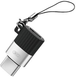 XO USB-C - micro-USB adapter - Fekete (XO-NB149-C)