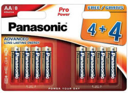 Panasonic Pro Power LR6 AA elem alkáli 8db (ár/bliszter)