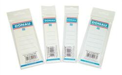 DONAU Cserecímke, iratrendezőhöz, öntapadó, 54x153 mm, Donau, fehér 20 db/csomag