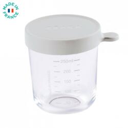 Beaba Recipient ermetic sticla 250 ml Gri Set pentru masa bebelusi
