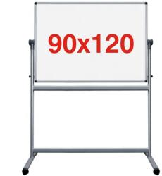 +Plus by Viamond Tabla magnetica multifunctionala pe stand mobil 90x120 cm, 2 fete, Extra (7 ani garantie) Tabla magnetica cu stand mobil Aluminiu 90x120 cm (61004102)
