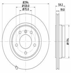 MTR Disc frana MTR 12108582 (12108582) - automobilus