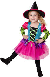 Widmann Costum vrajitoare colorata - 8 - 10 ani / 140 cm Costum bal mascat copii