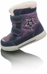 Bugga cizme de iarnă pentru fete cu blană POLARFOX, 2 închizători cu velcro, BUGGA, B00172-06, mov - 29