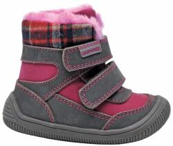 Protetika fete cizme de iarnă Barefoot TAMIRA GREY, proteze, gri - 34
