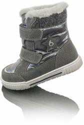 Bugga Cizme de iarnă pentru copii cu blană POLARFOX, 2 închizători Velcro, BUGGA, B00172-10, negru - 33