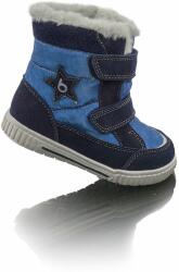 Bugga Cizme de iarnă pentru copii cu blană POLARFOX, 2 închizători Velcro, BUGGA, B00172-04, albastru - 26