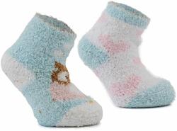 Pidilidi Șosete pentru fetițe FLUFFY cu talpă anti-alunecare 2 buc, Pidilidi, PD014701, fetiță - 2-3y