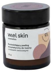 Mel Skin Peeling enzimatic pentru față, pe bază de acizi din fructe, cu efect iluminant - Mel Skin 20 g