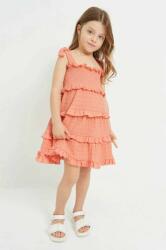 Mayoral gyerek ruha narancssárga, mini, egyenes - narancssárga 116